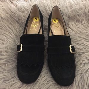 Vince Camuto suede oxford pumps